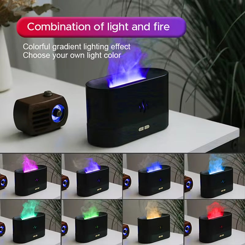 Flame Aroma Diffuser Pro 180Ml — Customizable Flame Colors